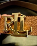 RLL Ralph Lauren pasek skórzany damski 100-112cm  Jak nowy