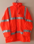 Kurtka płaszcz wodoodporna z odblaskami .XXL