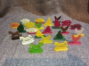 Kioskowce stare zabawki prl zestaw figurek kurka konik na biegunach auto