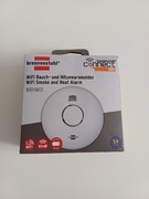 Czujnik dymu i wysokiej temperatury WiFi Brennenstuhl 