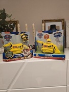 Zestaw 2 pojazdów Psi Patrol spychacz, buldożer Rubble'a + Rubble