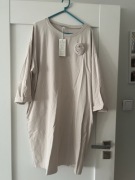 Sukienka damska beżowa