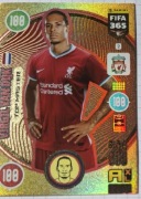 Karta piłkarska Virgil Van Dij Rare Panini Fifa 365 2021 Adrenalyn XL