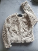 Nowa kurtka VILA futerko beżowe miękkie S cudo