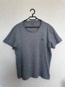 T-shirt Polo Ralph Lauren szary klasyk logo basic