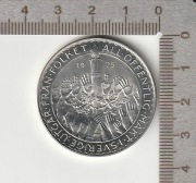Srebna moneta Szwecji 50 koron, 1975 "Reforma konstytucji"