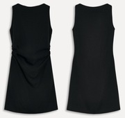 Sukienka z dekoltem w łódkę Zara 50th Anniversary rozmiar M czarna