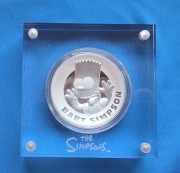 Tuvalu 2 oz Srebrna moneta Bart Simpson High Relief 2022 Proof