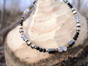 Amulet Ochronny bransoletka onyks hematyt