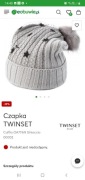 Czapka Twinset  woalka wełna  Twin set