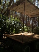 Tratwa,pomost z możliwoscią zamontowania silnika