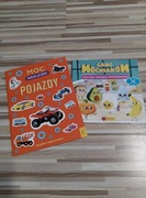 Książeczki naklejki +mocniaki