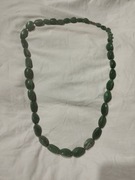 PRL długi stary naszyjnik Kamienie 