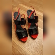 Clarks - skórzane sandałki