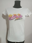 Biała koszulka t-shirt firmy Missguided używana rozmiar S/ 36