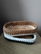 Koszyk na sztućce że sznurka , pojemnik na stół na sztucce