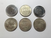 Zestaw  monet  6 x 200 zł, PRL, Ag.