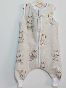 Śpiworek z nogawkami ABS antypoślizgowe 1,5 tog rozmiar 86-92+