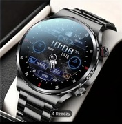 Smartwatch na czarnej bransolecie 199 zł 