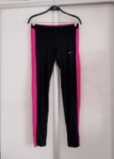 Nike legginsy dri- fit czarno różowe rozmiar M