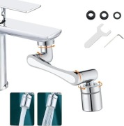 Aerator Przedłużacz Obrotowy do Kranu IBERGRIF 1440°metalowy 20/22/24 mm