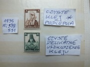 2szt. znaczki Mi 588 , Mi 591 Niemcy 1935r. STROJE KOBIET Rzesza czyste *