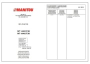 Katalog części Manitou MT 1440 ST3B, MT 1840 ST3B  ENG