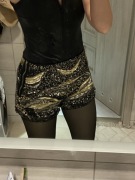 Spodenki z cekinami ZARA 