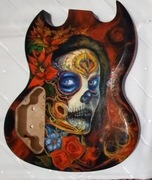 Gitara elektryczna ,,Harley Benton,,ręcznie malowana - nowa 