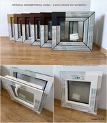 Wysyłka NOWE OKNO U 565 x 535 złoty dąb, orzech, antracyt, mahoń, dąb jasny