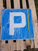 Metalowy Znak Drogowy 60 x 60 cm Parking