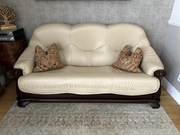 Komplet wypoczynkowy KLER skórzany 