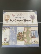 Stamperia scrapbooking zestaw papierów welcome home