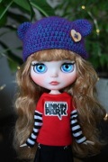 Lalka Blythe doll custom ooak 