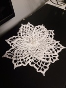 Gwiazda betlejemska z nici 