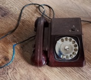 TAX - B radziecki anty wybuchowy aparat telefoniczny , bakelit 
