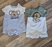 Rampersy chłopięce r. 62-68 zestaw