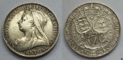 Wielka Brytania 2 Szylingi Floren 1898 