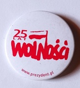 25 lat wolnosci oznaka