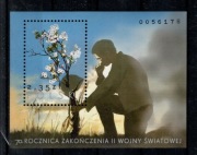 blok 273,4613,70 rocznica zakończeni II Wojny Swiatowej