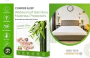 COMFIER SLEEP WATERPROOF BAMBOO MATTRESS PROTECTORS WODOODPORNY OCHRANIACZ.