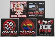 Vlepki CRACOVIA, Arka Gdynia, Lech, KSZO, Gryf Wej, Gwardia Kosz # 28