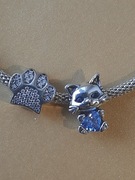 Zawieszki kotek i psia łapka 