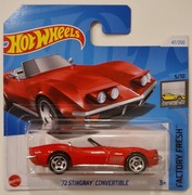 HOT WHEELS '72 STINGRAY CONVERTIBLE