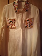 Koszula z kamieniami kolorowymi rozmiar m/l