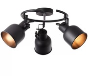 Brilliant Rolet reflektor Czarny , 3 - punktowe 