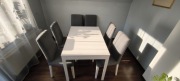 Stół rozkładany IKEA EKEDALEN + 8 krzeseł BERGMUND