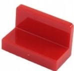 LEGO WALL ELEMENT 1X2X1 RED 6146217/26169