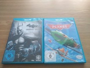 Zestaw gier Wiiu Batman Arkham City i Planes Disney 