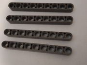 lego technic belki limfram szare 4szt